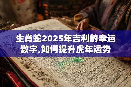 生肖蛇2025年吉利的幸运数字,如何提升虎年运势