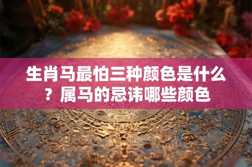 生肖马最怕三种颜色是什么？属马的忌讳哪些颜色