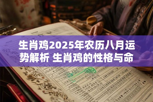 生肖鸡2025年农历八月运势解析 生肖鸡的性格与命运解析