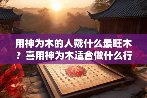 用神为木的人戴什么最旺木？喜用神为木适合做什么行业？