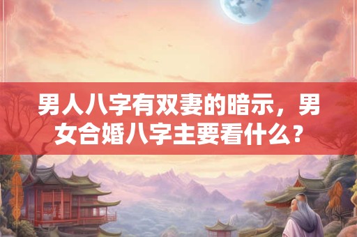 男人克妻的三大特征，宠老婆的男人面相