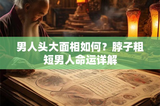 男人头大面相如何？脖子粗短男人命运详解