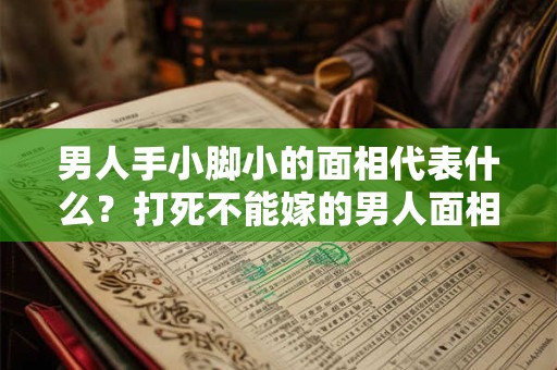 男人手小脚小的面相代表什么？打死不能嫁的男人面相