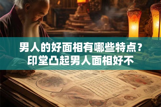 男人的好面相有哪些特点？印堂凸起男人面相好不