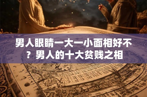 男人眼睛一大一小面相好不？男人的十大贫贱之相