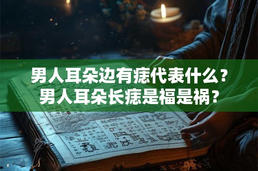男人耳朵边有痣代表什么？男人耳朵长痣是福是祸？