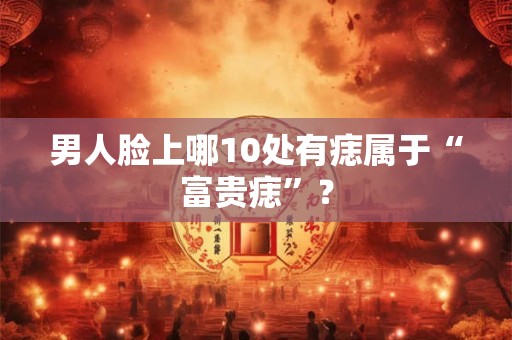 男人脸上的善痣和恶痣如何区别？