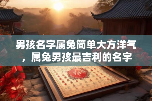 男孩名字大全2025最新版的属兔，2025属兔男孩起名最佳字
