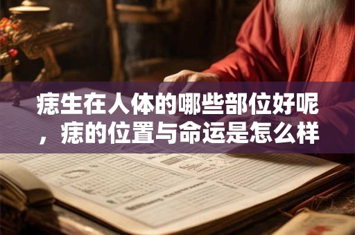 痣生在人体的哪些部位好呢，痣的位置与命运是怎么样的