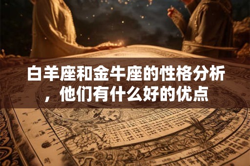 白羊座和金牛座的性格分析，他们有什么好的优点