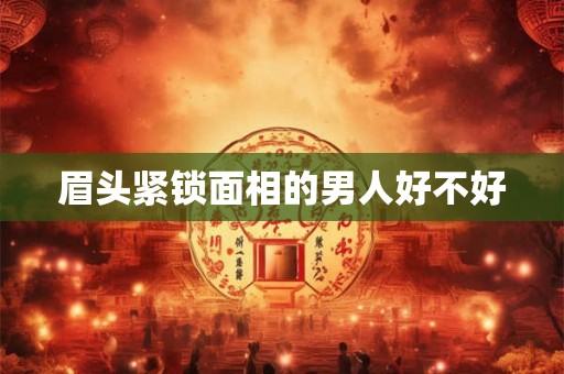 眉头紧锁面相的男人好不好