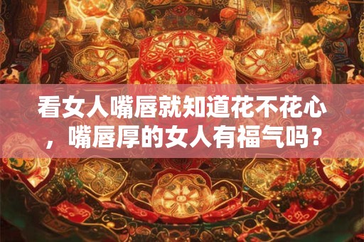 看女人嘴唇就知道花不花心