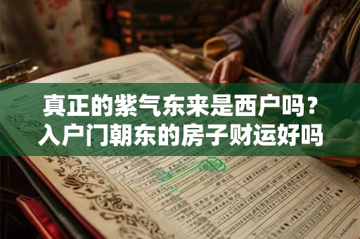 真正的紫气东来是西户吗？入户门朝东的房子财运好吗？