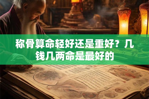 称骨算命闰年或闰月要加一钱吗？正确的称骨算命表查询