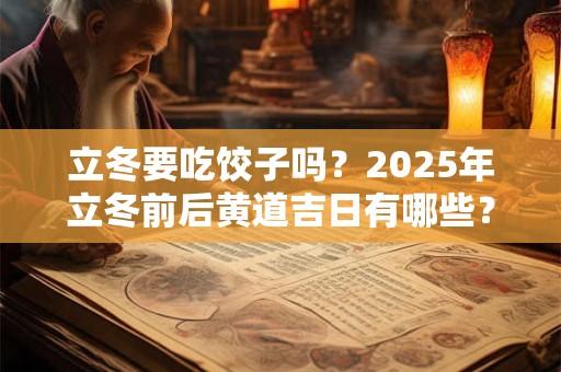 立冬要吃饺子吗？2025年立冬前后黄道吉日有哪些？