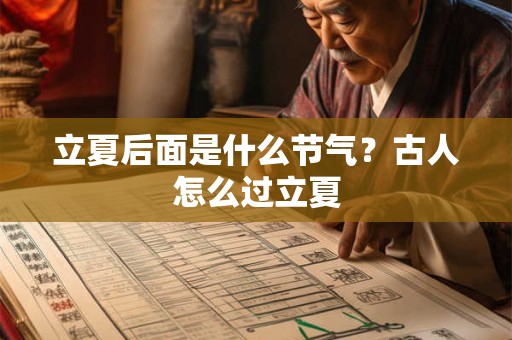 立夏和夏至哪个更早？夏天开始是立夏还是夏至？