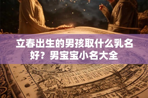 立春出生的男孩取什么乳名好？男宝宝小名大全