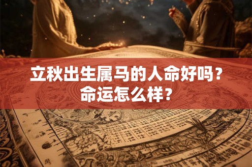 立秋出生的人命运好吗？立秋为什么要迎秋？