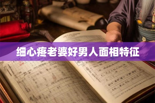 细心疼老婆好男人面相特征