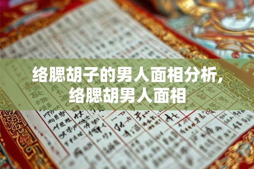 络腮胡子的男人面相分析,络腮胡男人面相