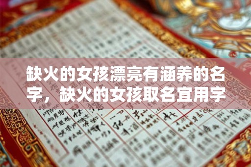 缺火的女孩漂亮有涵养的名字，缺火的女孩取名宜用字