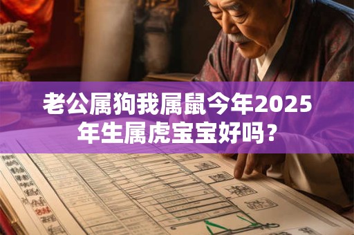 老公属狗我属鼠今年2025年生属虎宝宝好吗？