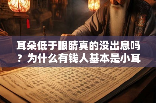 耳朵低于眉毛的女人没福气吗？什么特征的耳朵有福气？