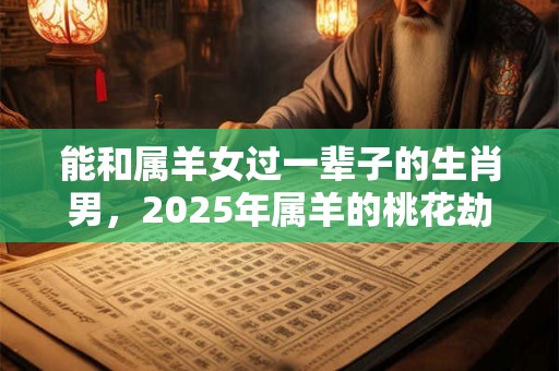 能和属羊女过一辈子的生肖男，2025年属羊的桃花劫是谁？