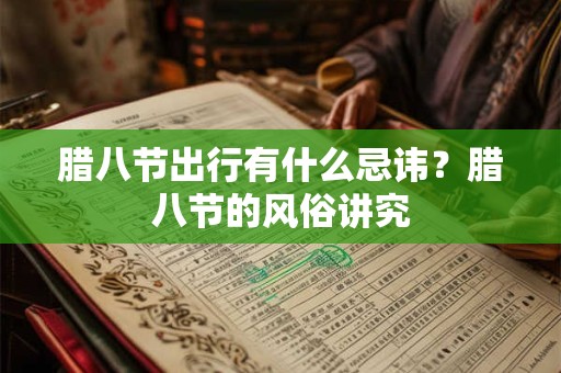 详细阅读:腊八节出行有什么忌讳 腊八节出行有什么忌讳