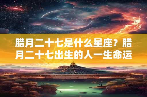 腊月二十七是什么星座？腊月二十七出生的人一生命运