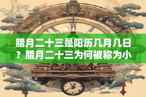 腊月二十三的风俗是什么？腊月二十三小年的传说
