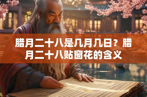 腊月二十八是几月几日？腊月二十八贴窗花的含义
