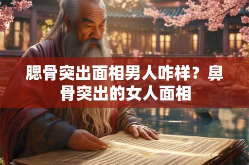 腮骨突出面相男人咋样？鼻骨突出的女人面相