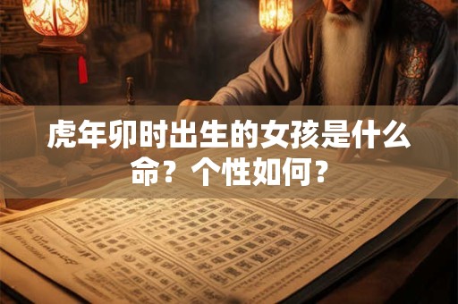 虎年卯时出生的人是什么命？有哪些注意事项？