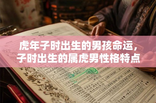 虎年子时出生的男孩命运，子时出生的属虎男性格特点
