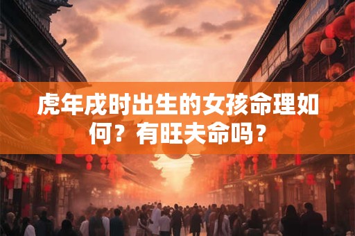 虎年戌时出生的女孩命理如何？有旺夫命吗？