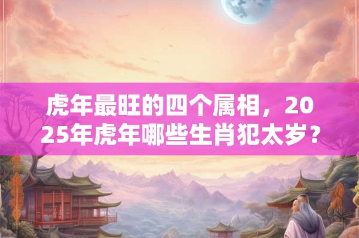 虎年最旺的四个属相，2025年虎年哪些生肖犯太岁？