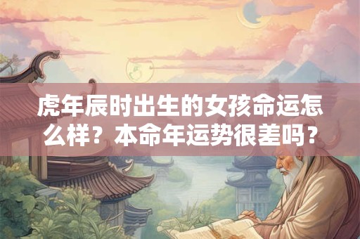 虎年辰时出生的女孩命运怎么样？本命年运势很差吗？