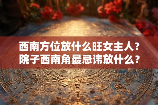 西南角坤位摆放什么最吉利？房子西南角风水禁忌