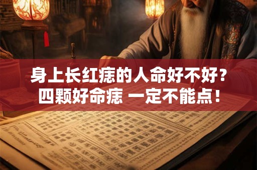 身上长红痣的人命好不好？四颗好命痣 一定不能点！