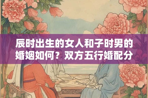 辰时出生的女人和子时男的婚姻如何？双方五行婚配分析