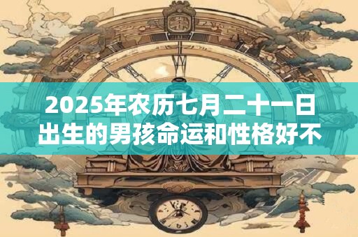 2025年农历七月二十一日出生的男孩命运和性格好不好