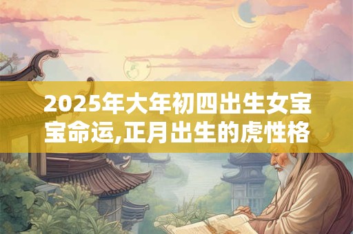 2025年大年初四出生女宝宝命运,正月出生的虎性格