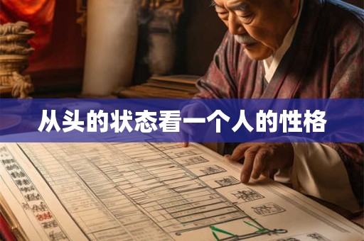从头的状态看一个人的性格