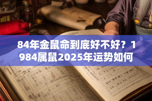 84年金鼠命到底好不好？1984属鼠2025年运势如何？