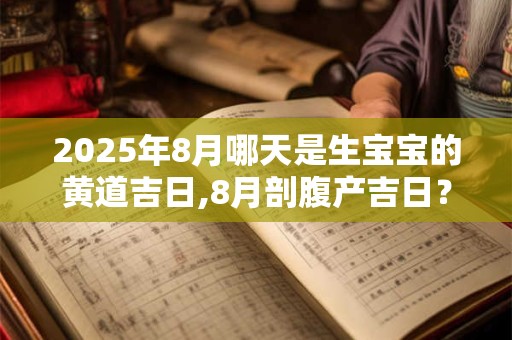 2025年8月哪天是生宝宝的黄道吉日,8月剖腹产吉日？
