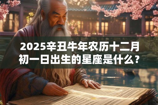 2025辛丑牛年农历十二月初一日出生的星座是什么？