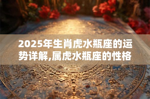 2025年生肖虎水瓶座的运势详解,属虎水瓶座的性格