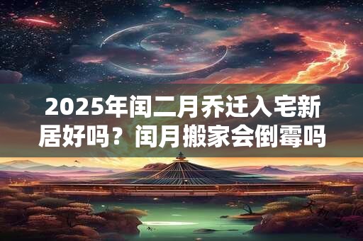2025年闰二月乔迁入宅新居好吗？闰月搬家会倒霉吗