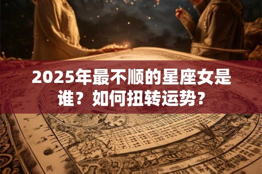 2025年最不顺的星座女是谁？如何扭转运势？